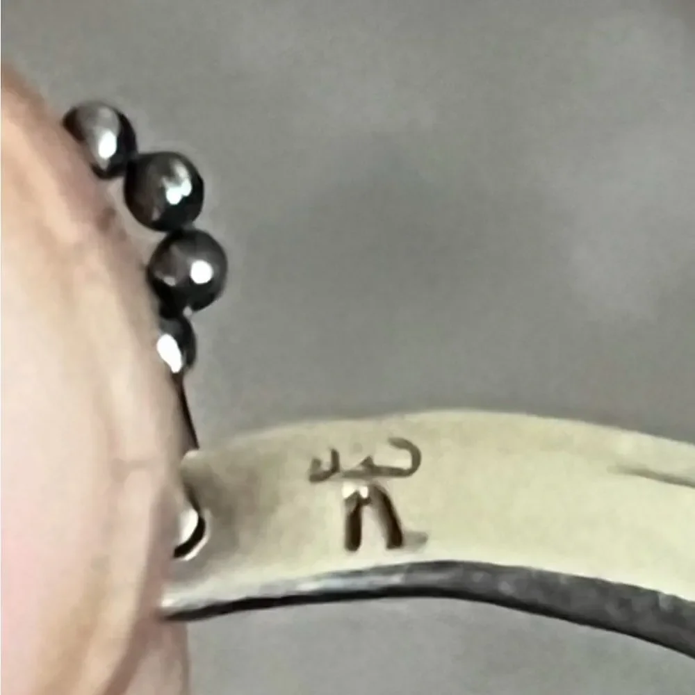 Helen Wang Hammered Sterling Silver Crescent Moon Necklace
